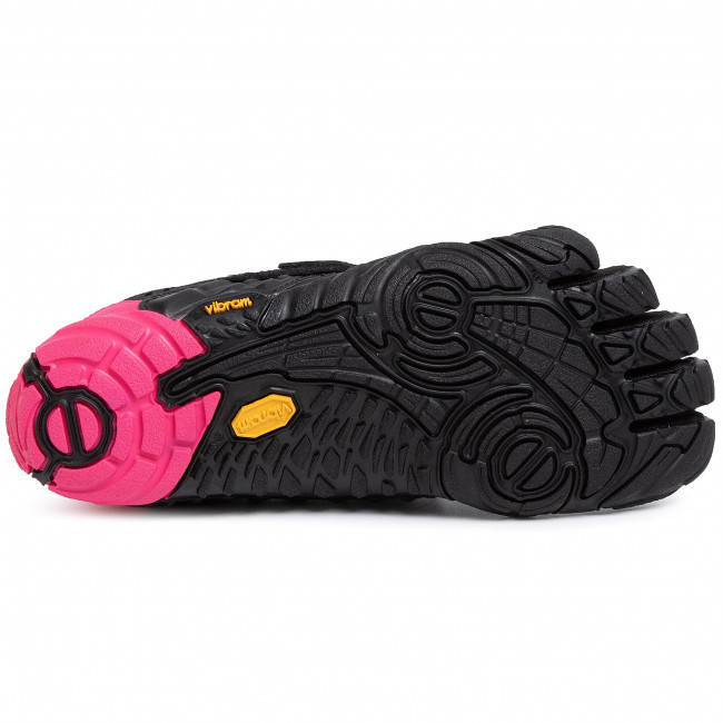 VIBRAM FIVEFINGERS - SOLADO DE SAPATO V-Train em preto com elementos rosa