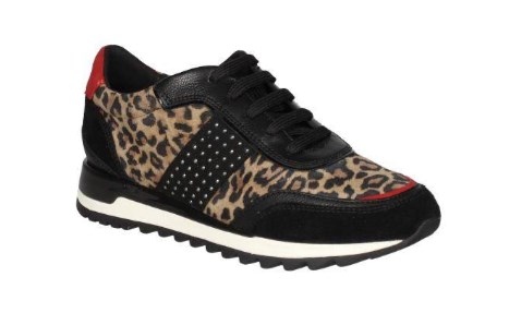 Tênis de leopardo Geox