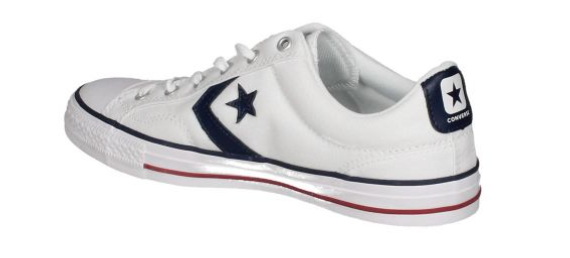 Converse Lona Branca para Cana Baixa Adulto